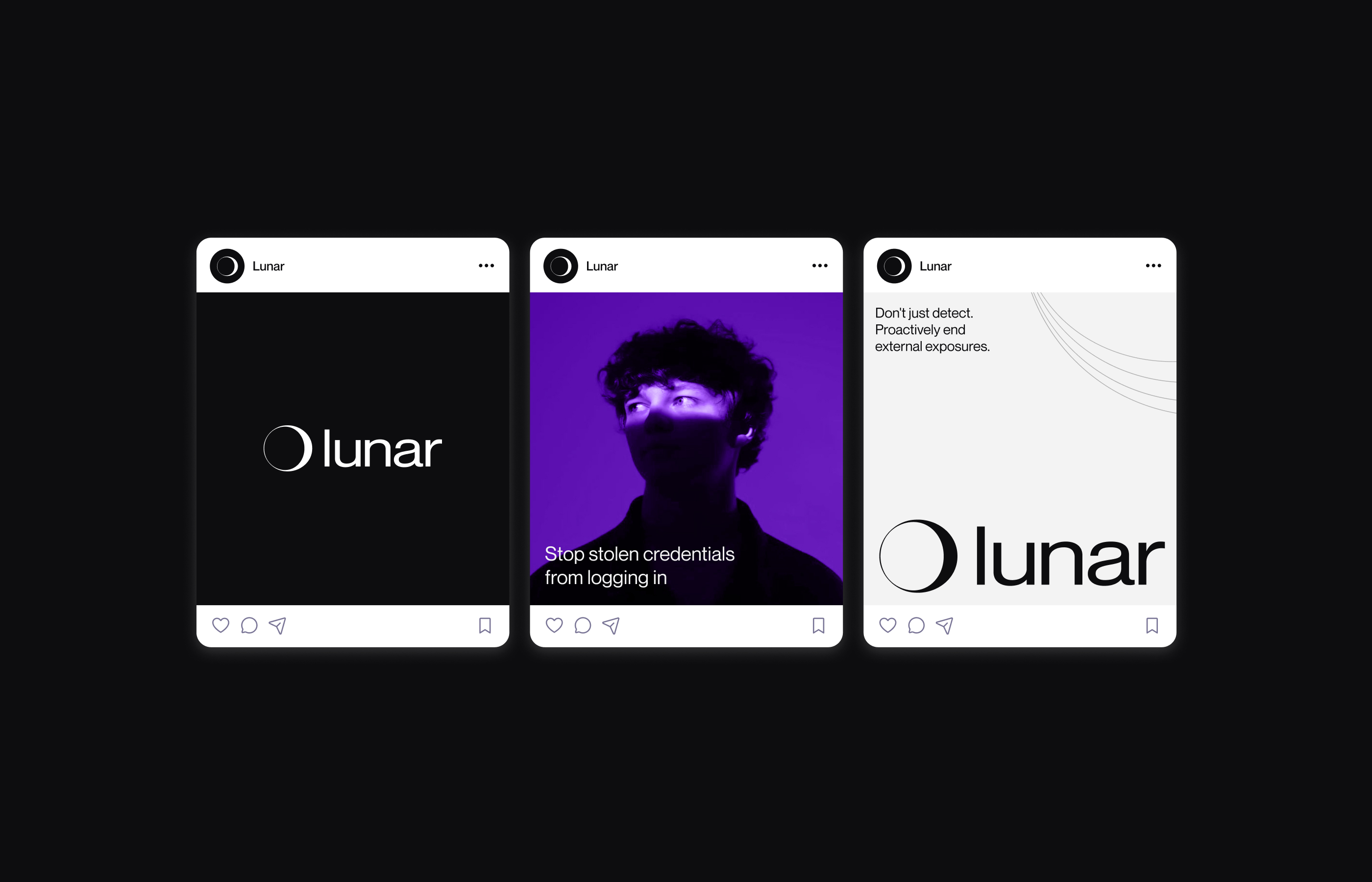 Lunar website label and mobile application icon