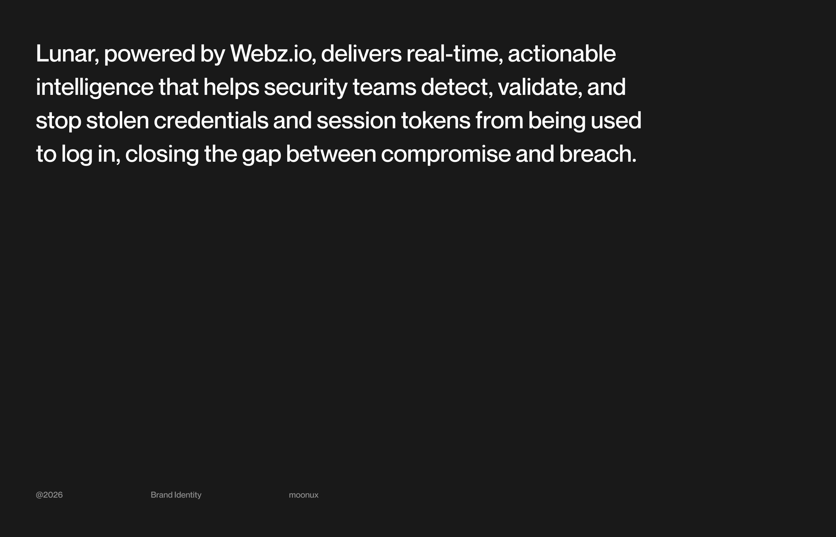 Lunar by Webz.io cybersecurity platform overview