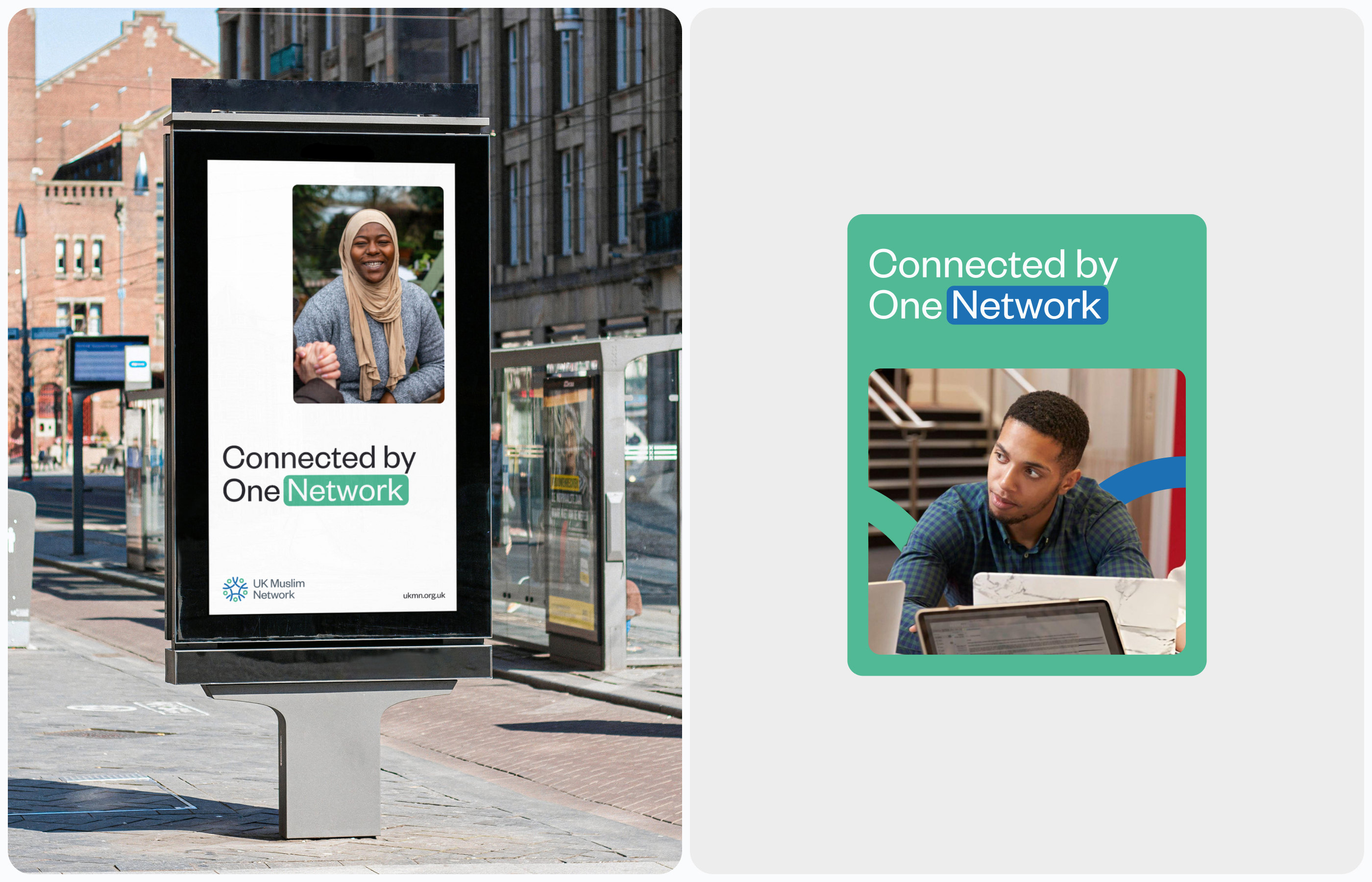 UK Muslim Network brand identity case study, screen 20