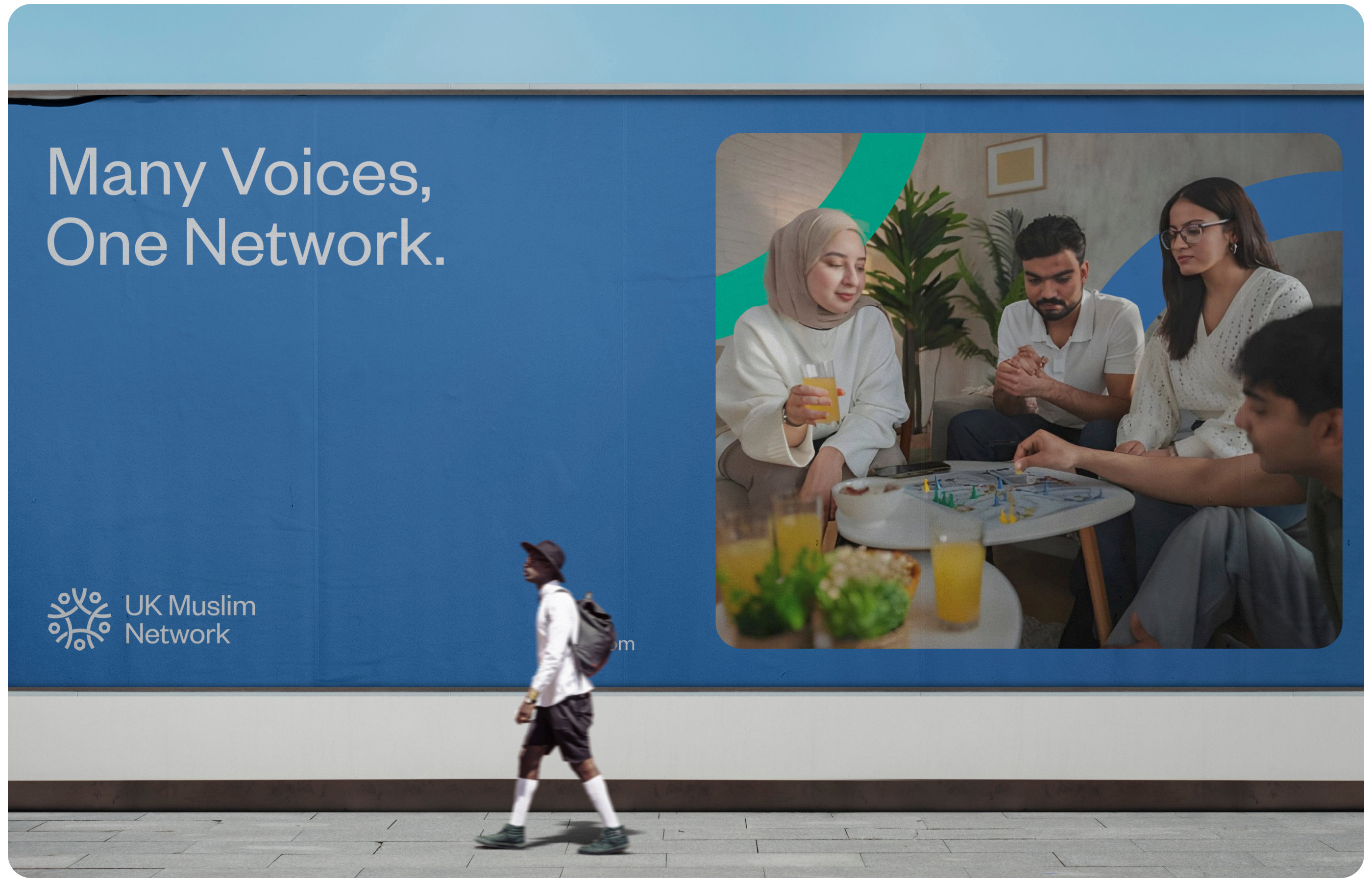 UK Muslim Network brand identity case study, screen 25