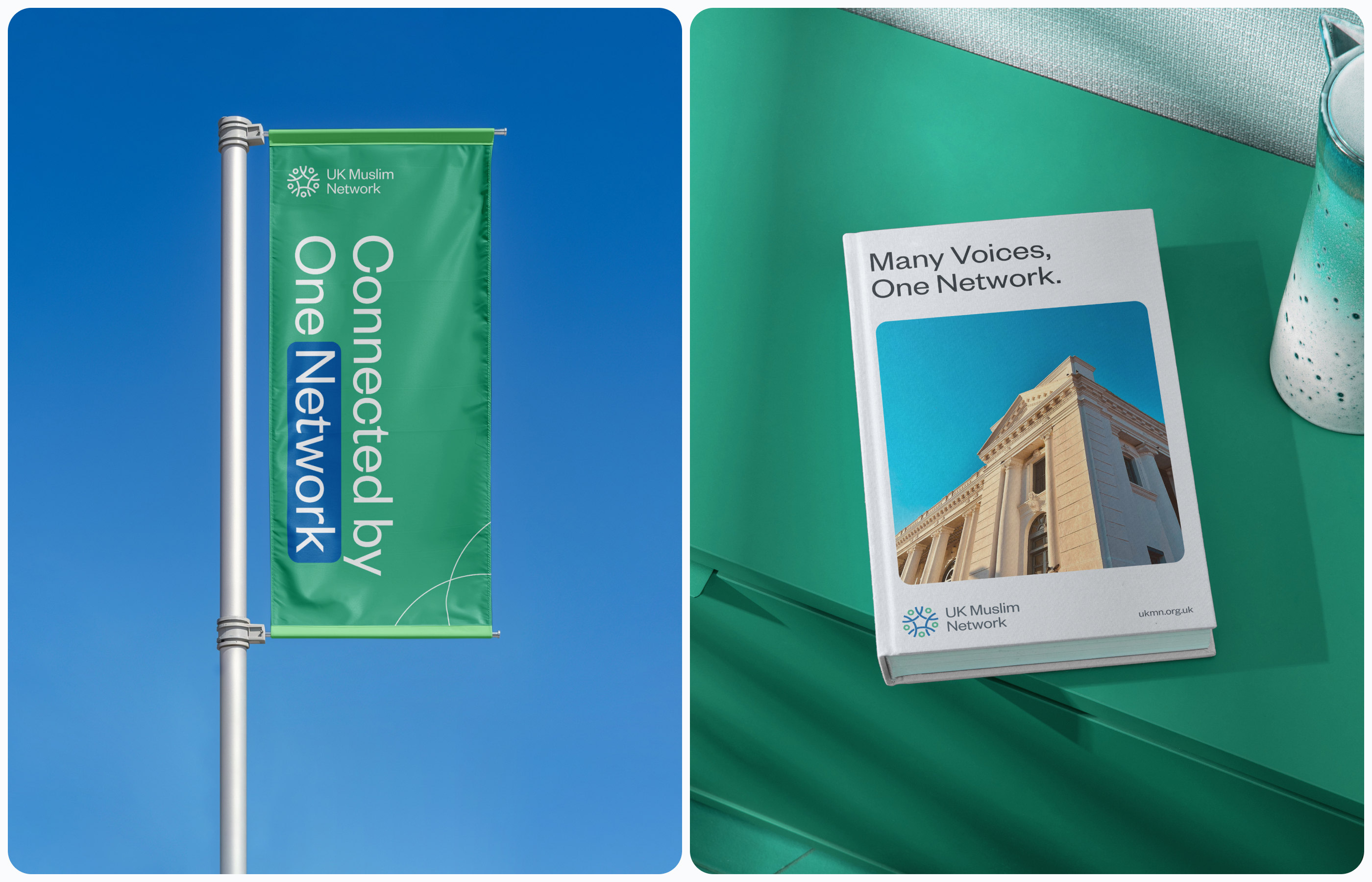 UK Muslim Network brand identity case study, screen 26